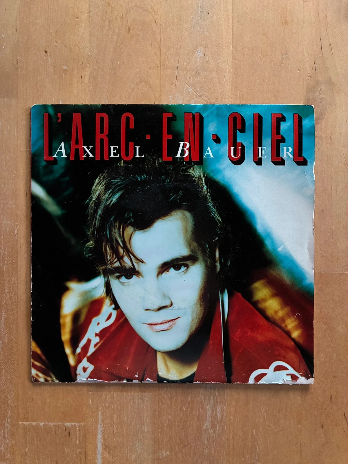 Disque vinyle 45T Axel Bauer L’arc-en-ciel.